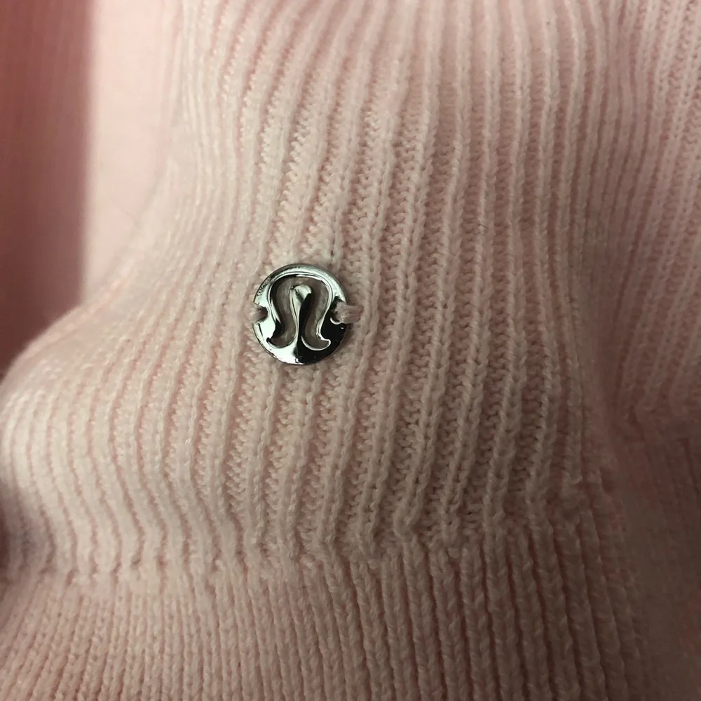 Lululemon Reversible Crossover Pink Sweater Sz S - Picture 4 of 5